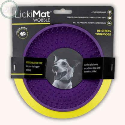 LickiMat Wobble &amp; Supernature Lickeez Enrichment Bundle for Dogs Calming Lick Bowl and Spreadable Treat Mix Bundle