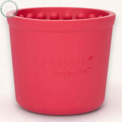 LickiMat Yoggie Pot Lick Bowl, Slow Feeder &amp; Treat Dispenser for Dogs - 5 Colour Options - Charlie &amp; Cookie Co.