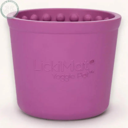 LickiMat Yoggie Pot Lick Bowl, Slow Feeder &amp; Treat Dispenser for Dogs - 5 Colour Options - Charlie &amp; Cookie Co.