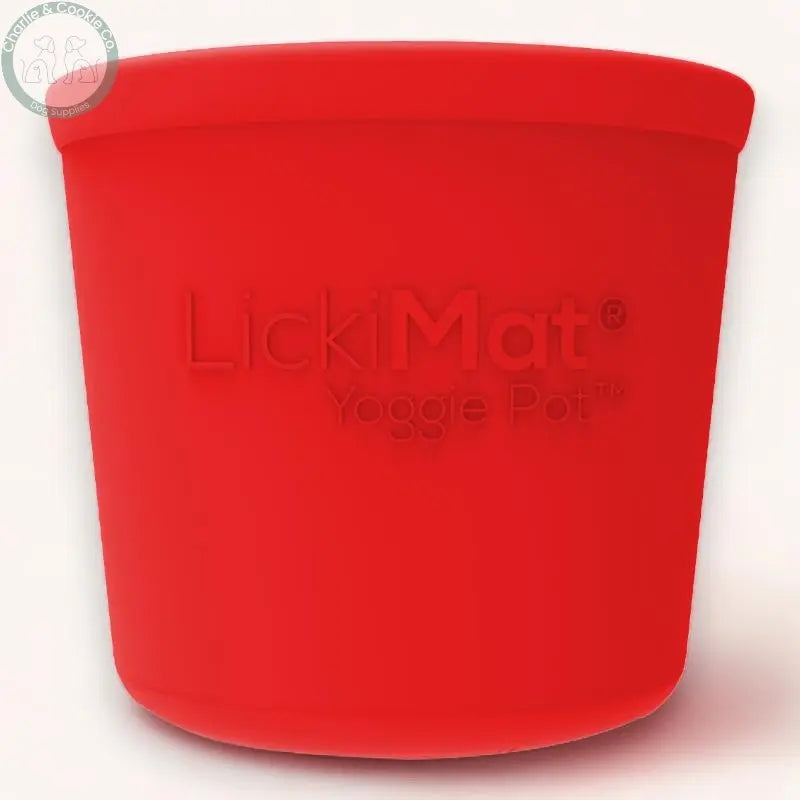 LickiMat Yoggie Pot Lick Bowl, Slow Feeder &amp; Treat Dispenser for Dogs - 5 Colour Options - Charlie &amp; Cookie Co.