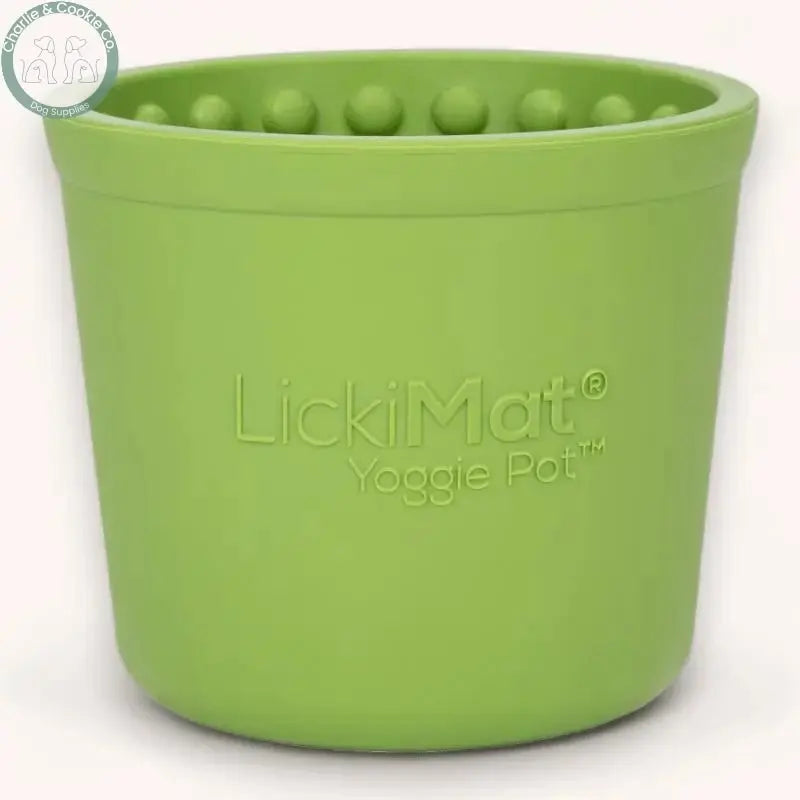 LickiMat Yoggie Pot Lick Bowl, Slow Feeder &amp; Treat Dispenser for Dogs - 5 Colour Options - Charlie &amp; Cookie Co.