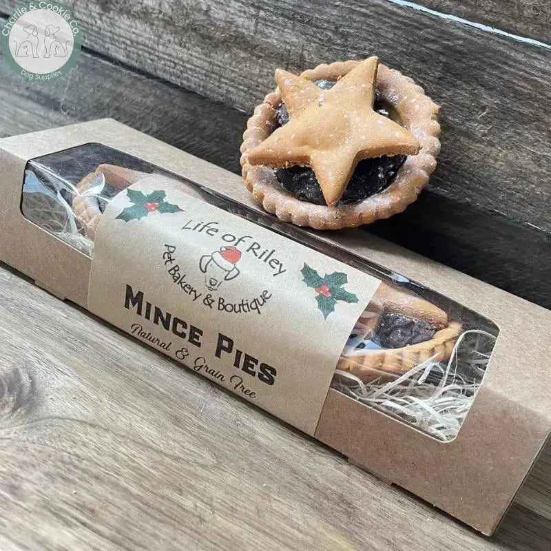 Life of Riley Bakery Doggy Mince Pies | Grain-Free Christmas Treat for Dogs Life of Riley Bakery