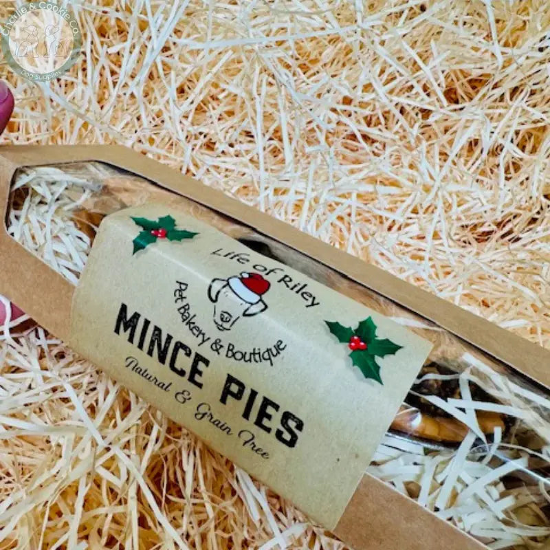 Life of Riley Doggy Mince Pies | Grain-Free, Natural &amp; Raisin-Free Treats for Dogs Life of Riley Bakery