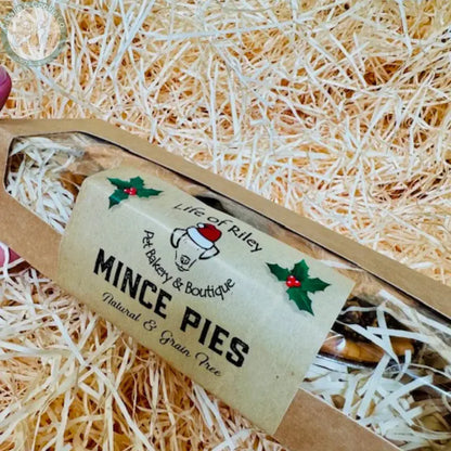 Life of Riley Doggy Mince Pies | Grain-Free, Natural &amp; Raisin-Free Treats for Dogs Life of Riley Bakery