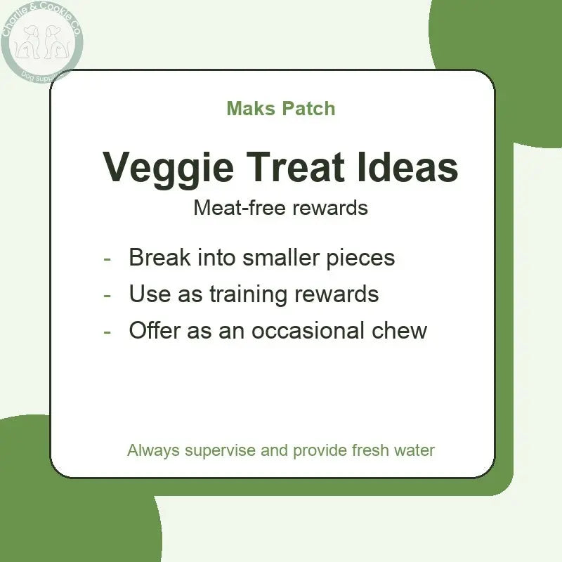 Maks Patch Cheese &amp; Tomato Straw (Single) | Low-Fat Vegan Dog Treat, 14cm - Veggie