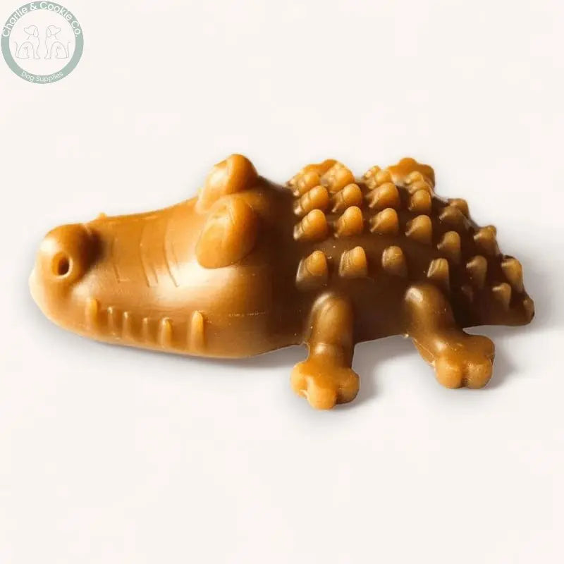 Maks Patch Croc Bites Peanut Butter (Individual) - 2 Size Options - Low-Fat &amp; Vegan Dog Treat - Charlie &amp; Cookie Co.