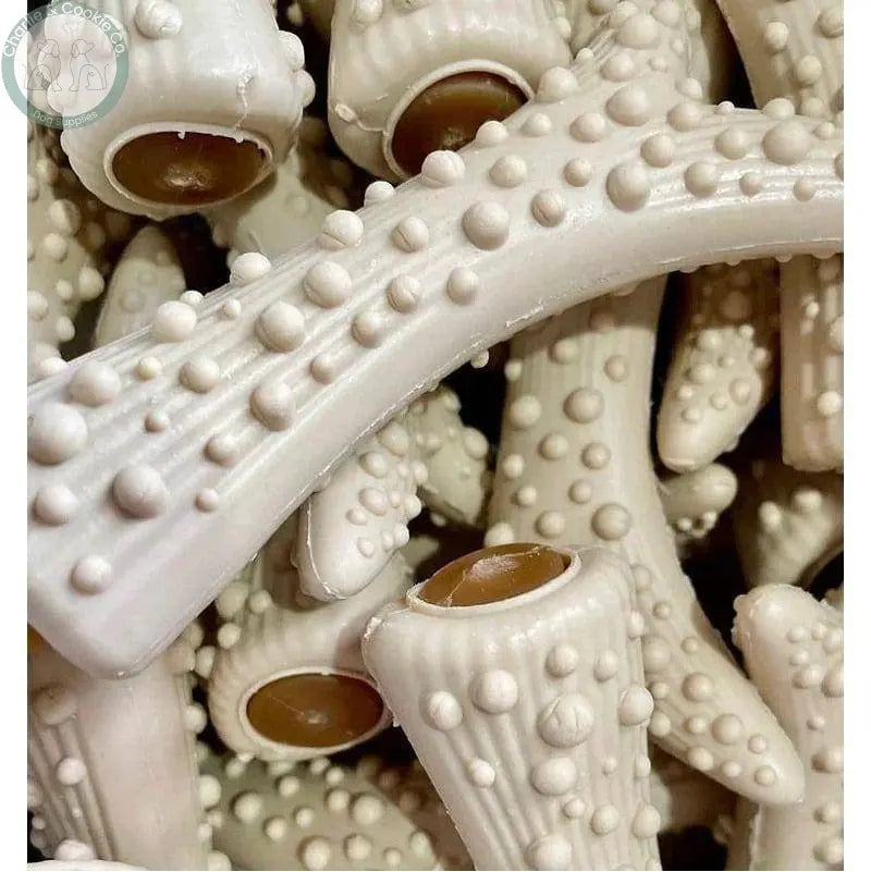 Maks Patch Peanut Butter Antler (Individual - 11cmx3.5-5cm) - Low-Fat & Vegan Dog Treat - Charlie & Cookie Co.