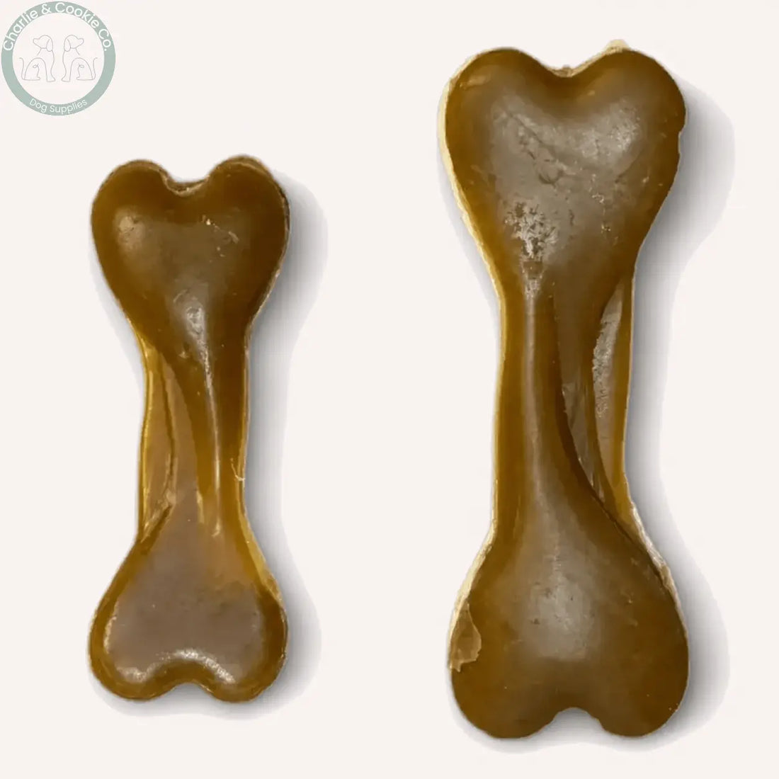Maks Patch Peanut Butter Dual-Sided Bone single low-fat vegan dog treat in Small or Medium