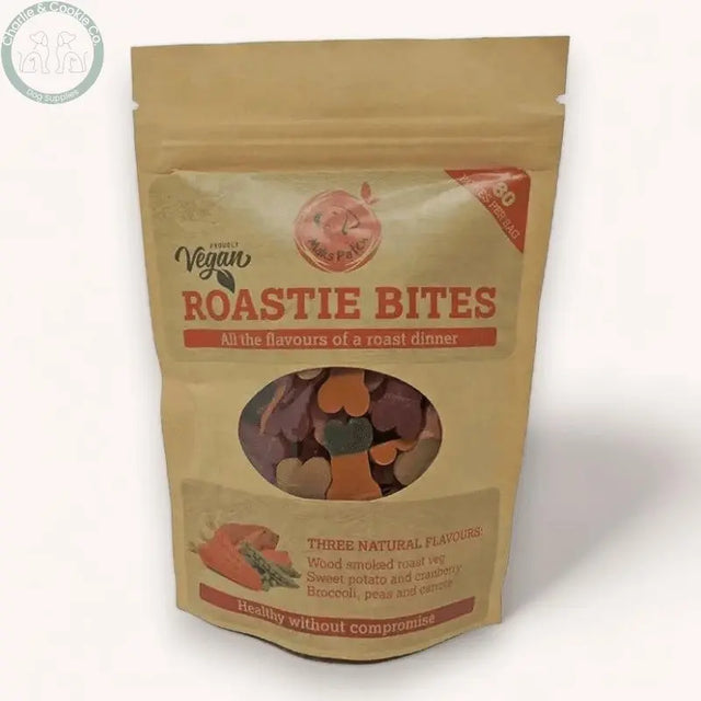 Maks Patch Roastie Bites vegan dog training treats in roast-inspired flavours