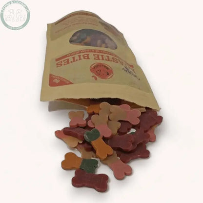 Maks Patch Roastie Bites Dog Training Treats 100g - Low-Fat &amp; Vegan - Charlie &amp; Cookie Co.