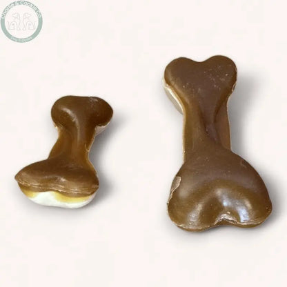 Maks Patch Peanut Butter Dual-Sided Bone (Individual) - 2 Size Options - Low-Fat &amp; Vegan Dog Treat - Charlie &amp; Cookie Co.