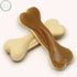Maks Patch Peanut Butter Dual-Sided Bone single low-fat vegan dog treat in Small or Medium