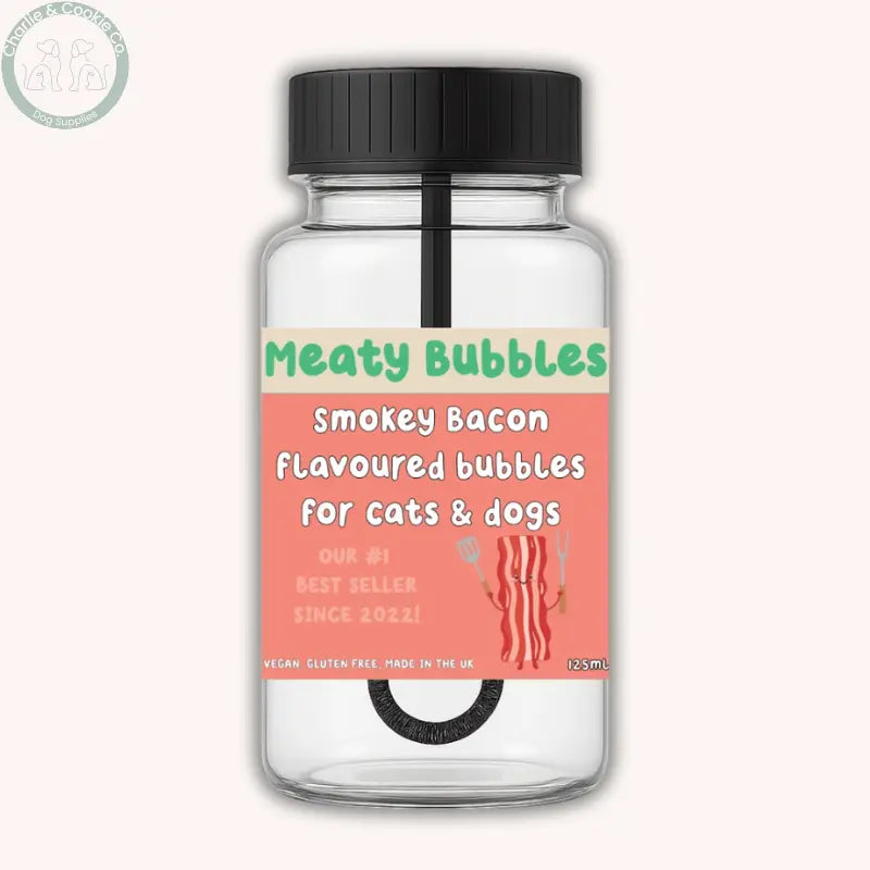 Meaty Bubbles 125ml flavoured dog bubbles in six flavour options