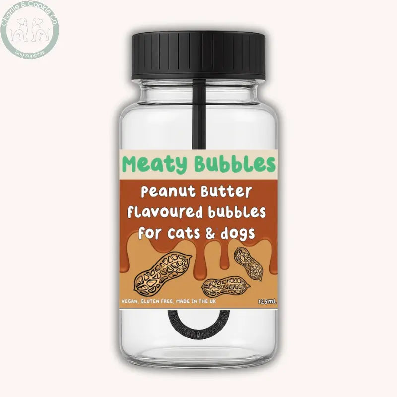 Meaty Bubbles 125ml flavoured dog bubbles in six flavour options