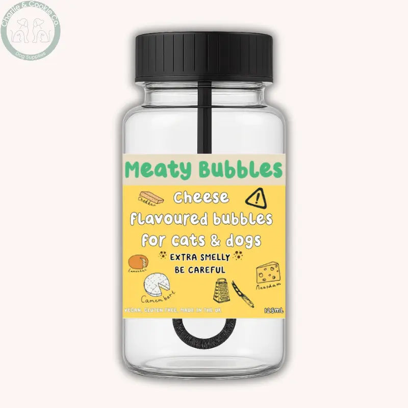 Meaty Bubbles – Flavoured Dog Bubbles for Engaging Play | 125ml Apex Pet Products