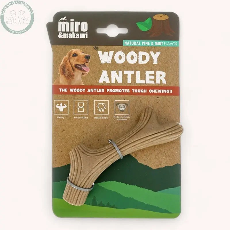 Miro &amp; Makauri Pine &amp; Mint Flavour Antler Toy Miro &amp; Makauri