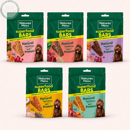 Natures Menu Country Hunter Superfood Bars | Natural Dog Treats