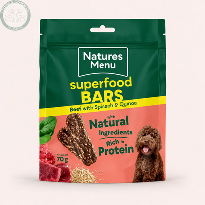Natures Menu Country Hunter Superfood Bars | Natural Dog Treats