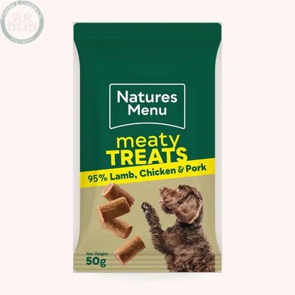 Natures Menu Lamb and Chicken Meaty Treats 50g
