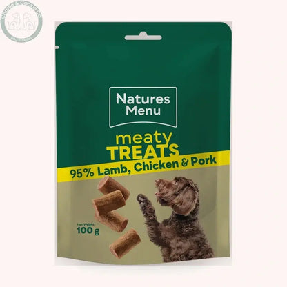 Natures Menu Lamb and Chicken Meaty Treats 100g