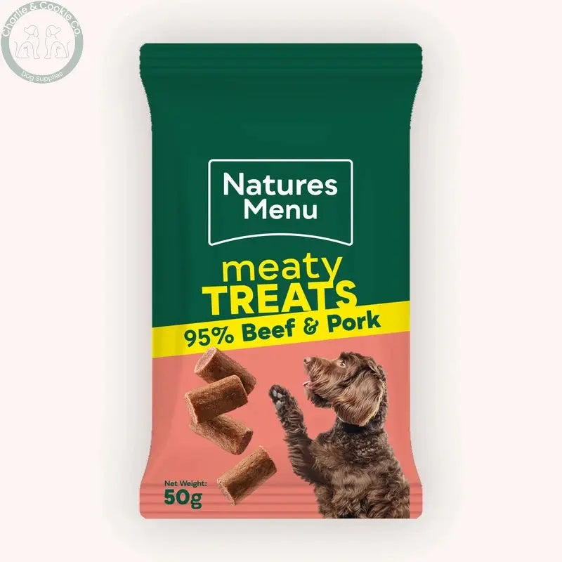 Natures Menu Beef and Pork Meaty Treats 50g