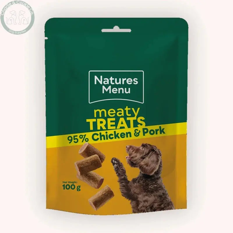 Natures Menu Chicken and Pork Meaty Treats 100g