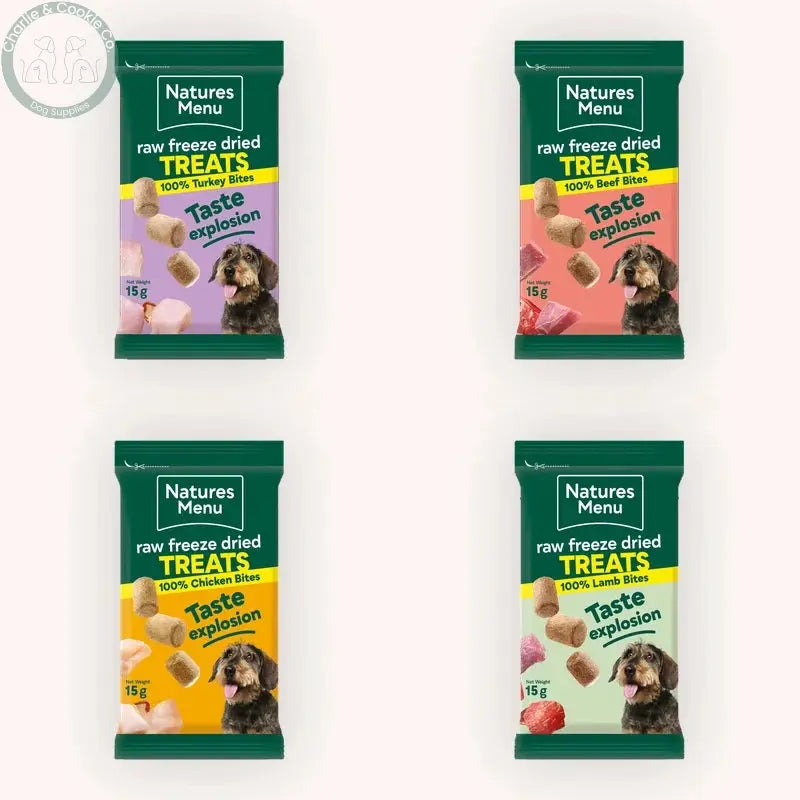 Natures Menu Freeze-Dried Bites flavour range