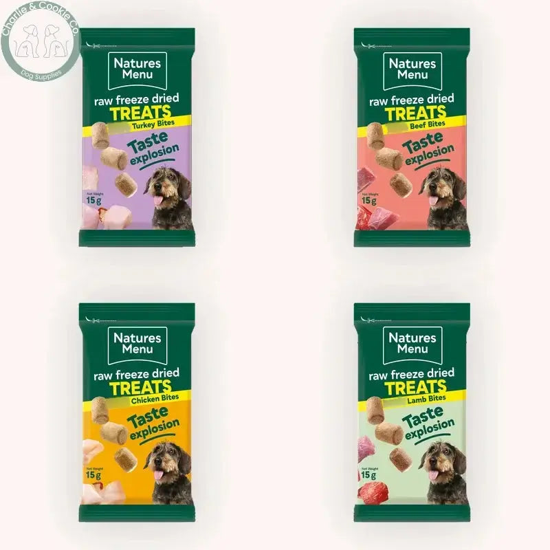 Natures Menu Freeze-Dried Bites flavour range
