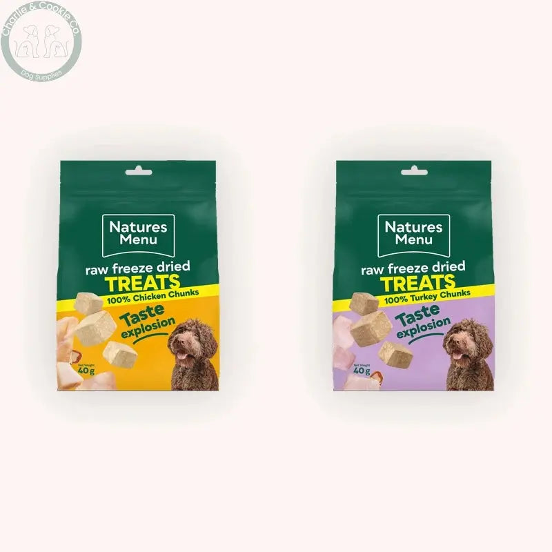 Natures Menu Freeze-Dried Chunks chicken and turkey range