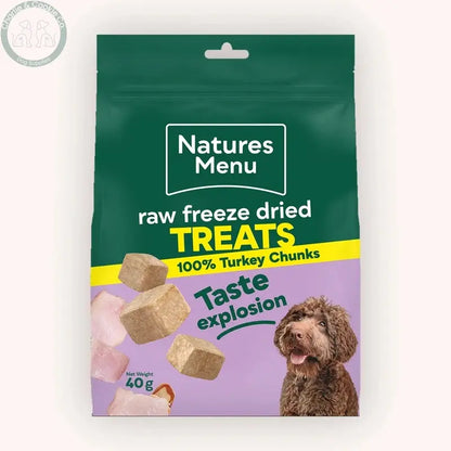 Natures Menu Freeze-Dried Turkey Chunks 40g