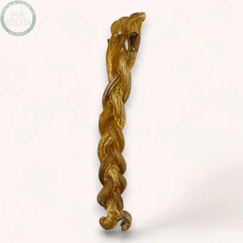 C&amp;C Braided Lamb Pizzle - High-Protein Dental Chew (15cm) - Charlie &amp; Cookie Co.