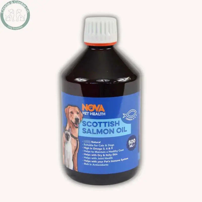 Nova Pet Health Scottish Salmon Oil 500ml dog and cat supplement
