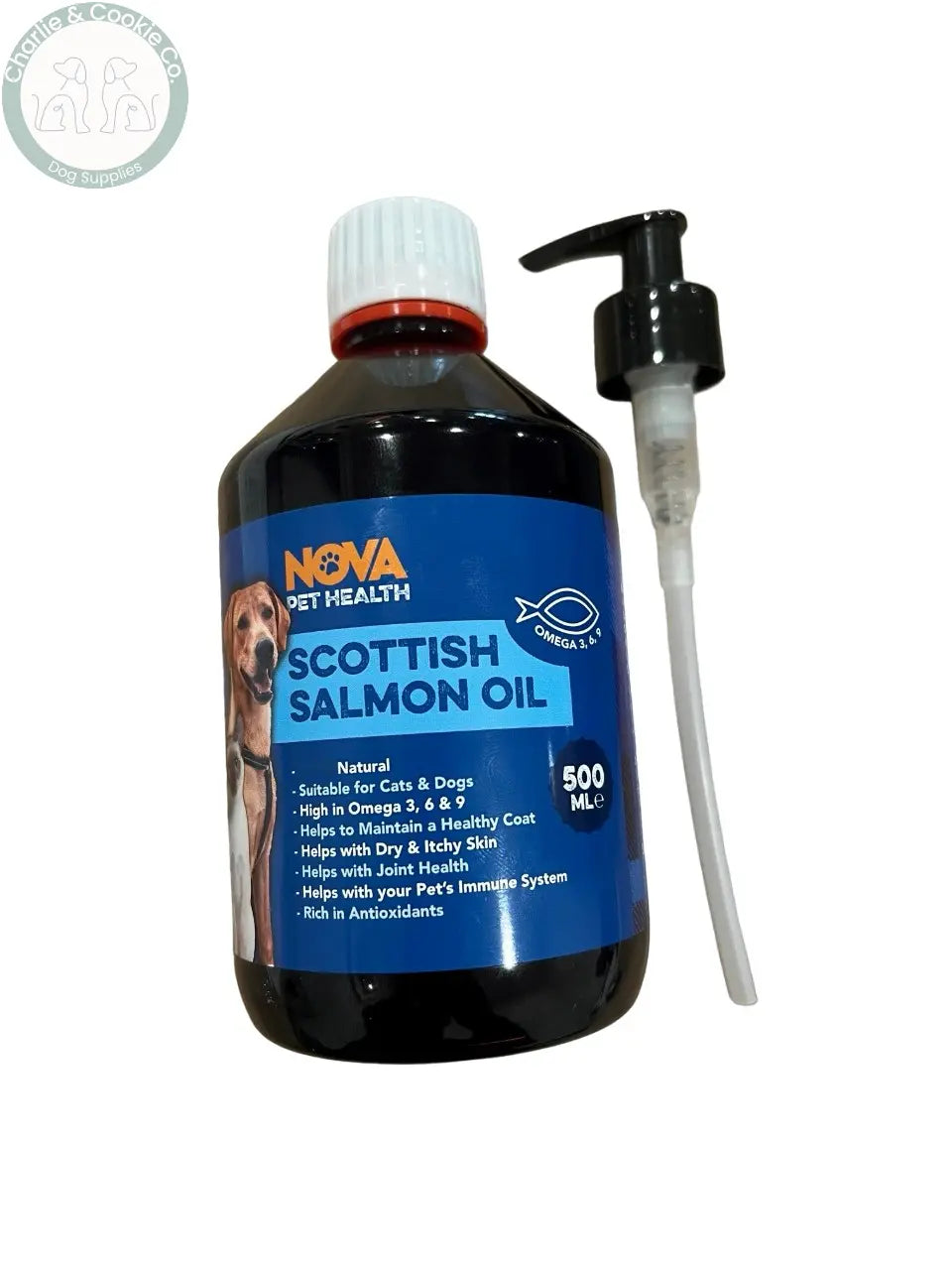 Nova Pet Health Scottish Salmon Oil 500ml bottle