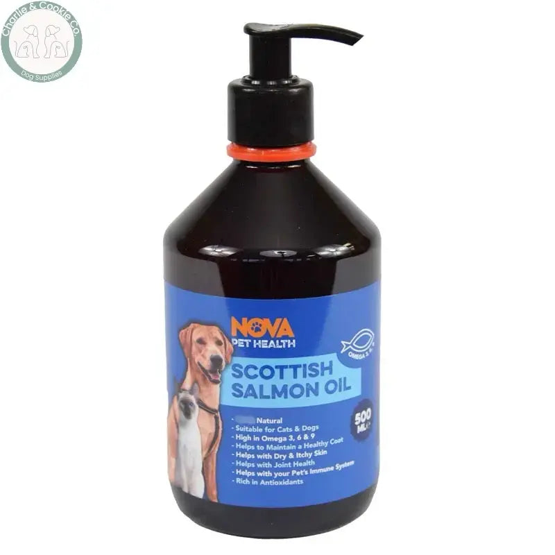 Nova Pet Health Scottish Salmon Oil 500ml bottle