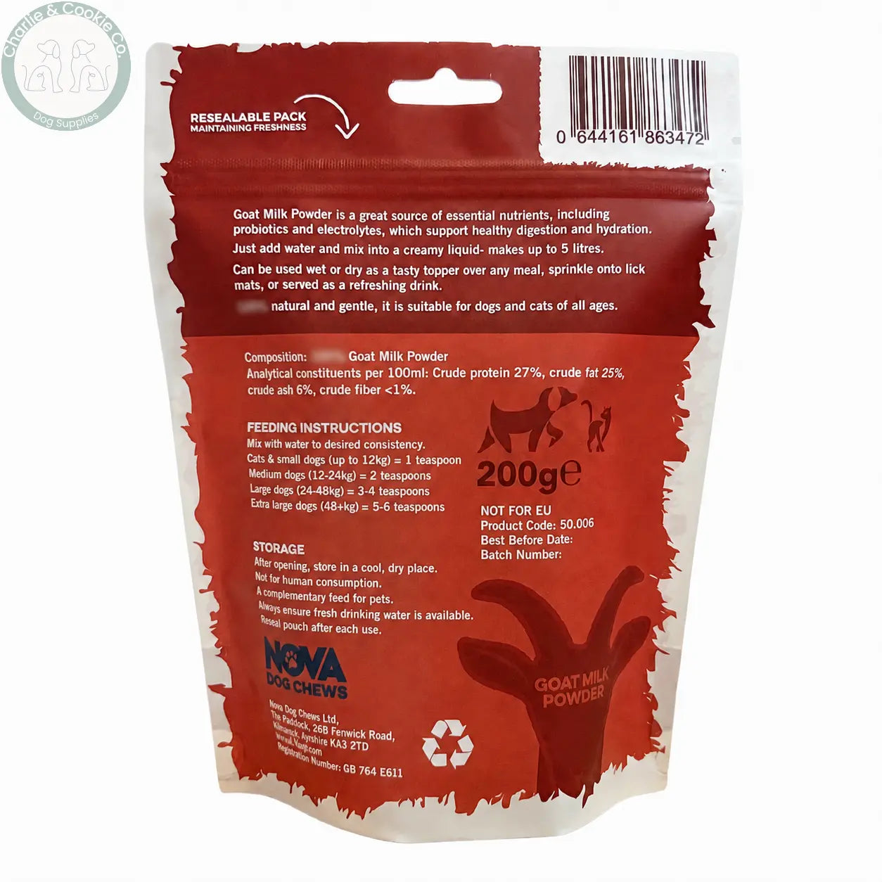 Nova Pet Health Whole Goat&