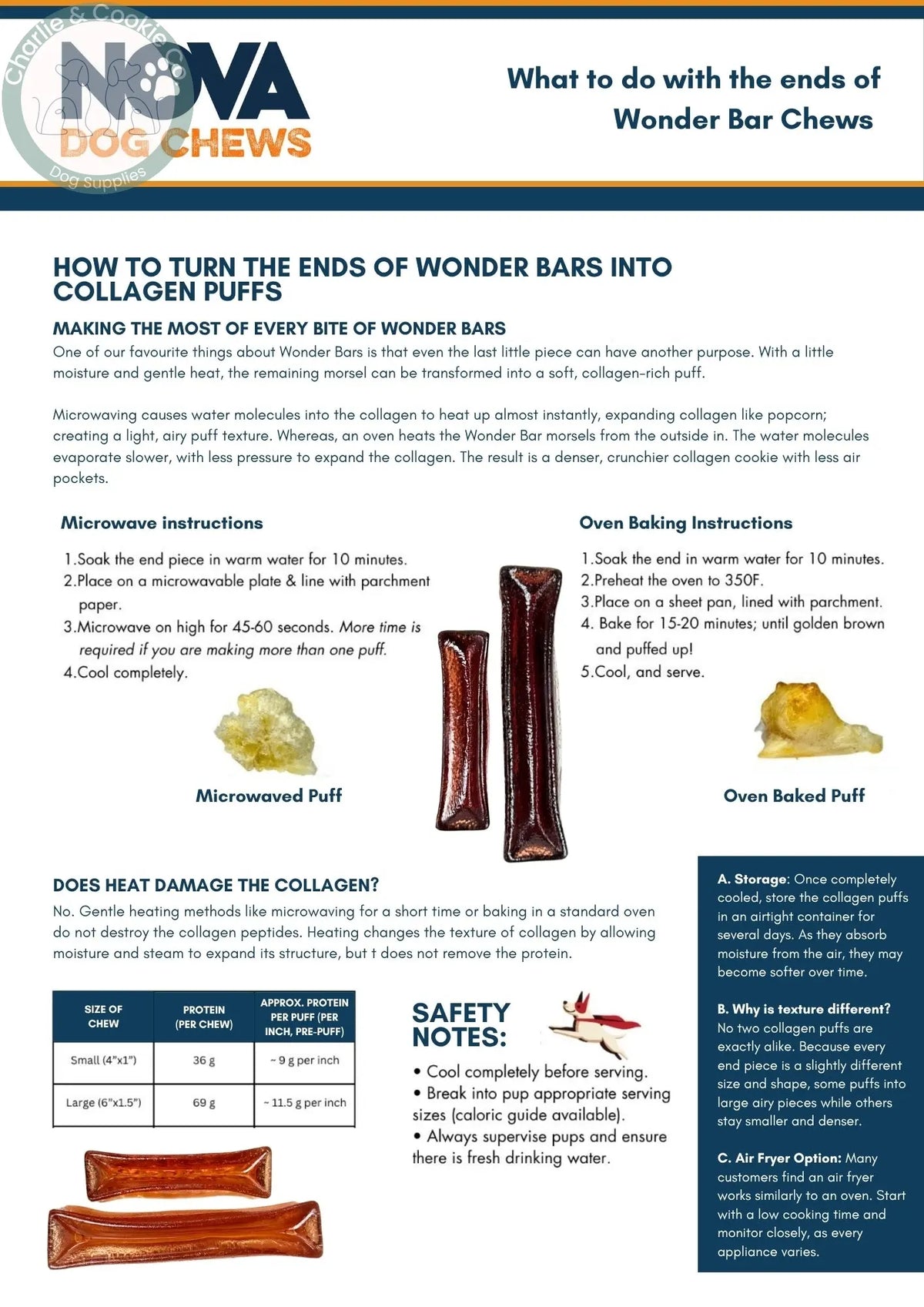 How to turn the end of a Nova Wonder Bar into a collagen puff