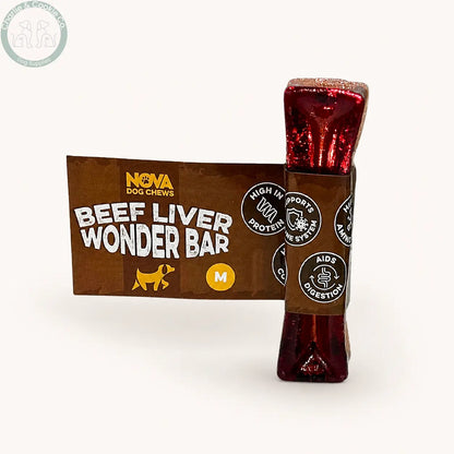 Nova Wonder Bar Beef Liver Medium dog chew