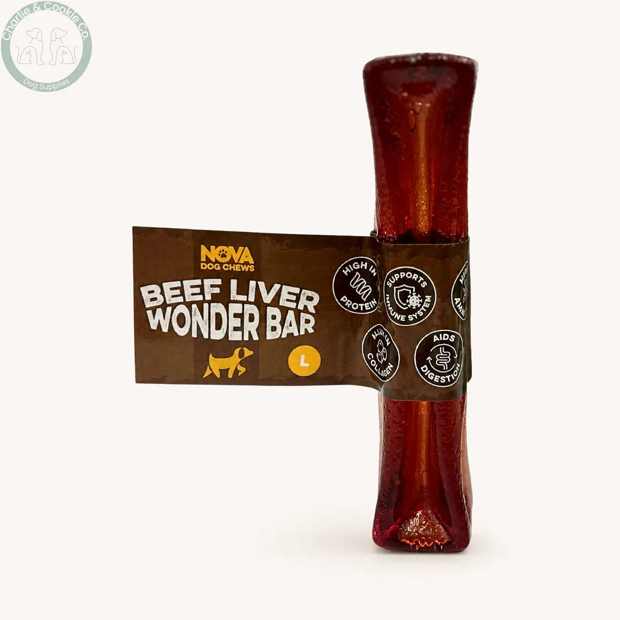 Nova Wonder Bar Beef Liver Large dog chew
