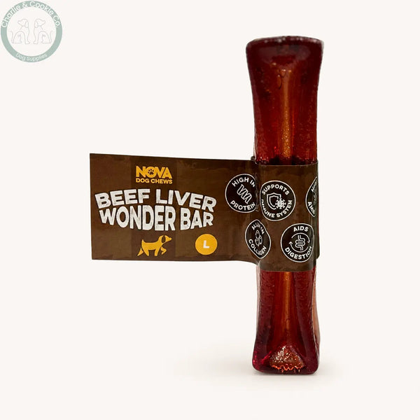Nova Wonder Bar Beef Liver Large dog chew