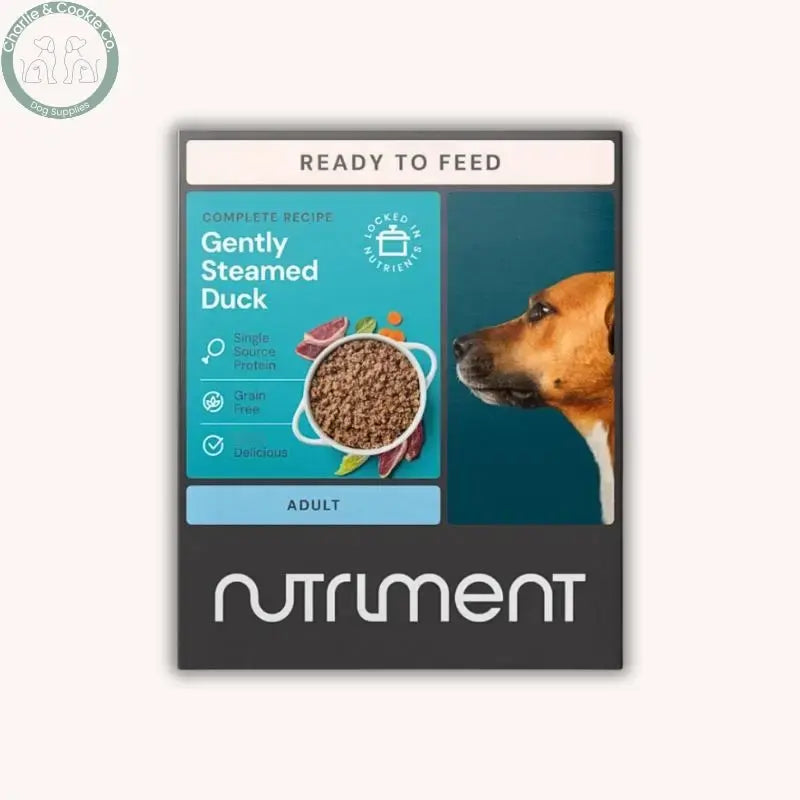 Nutriment Gently Steamed Complete Dog Food 395g in Beef Lamb Chicken or Duck