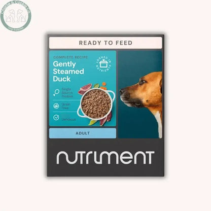 Nutriment Gently Steamed Complete Dog Food 395g in Beef Lamb Chicken or Duck