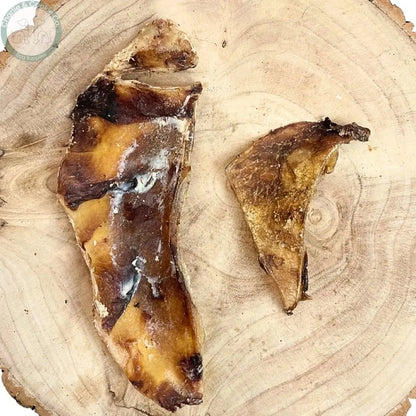 Paddock Farm Beef Moon Bones 1kg | Air-Dried Beef Cartilage Dog Chews