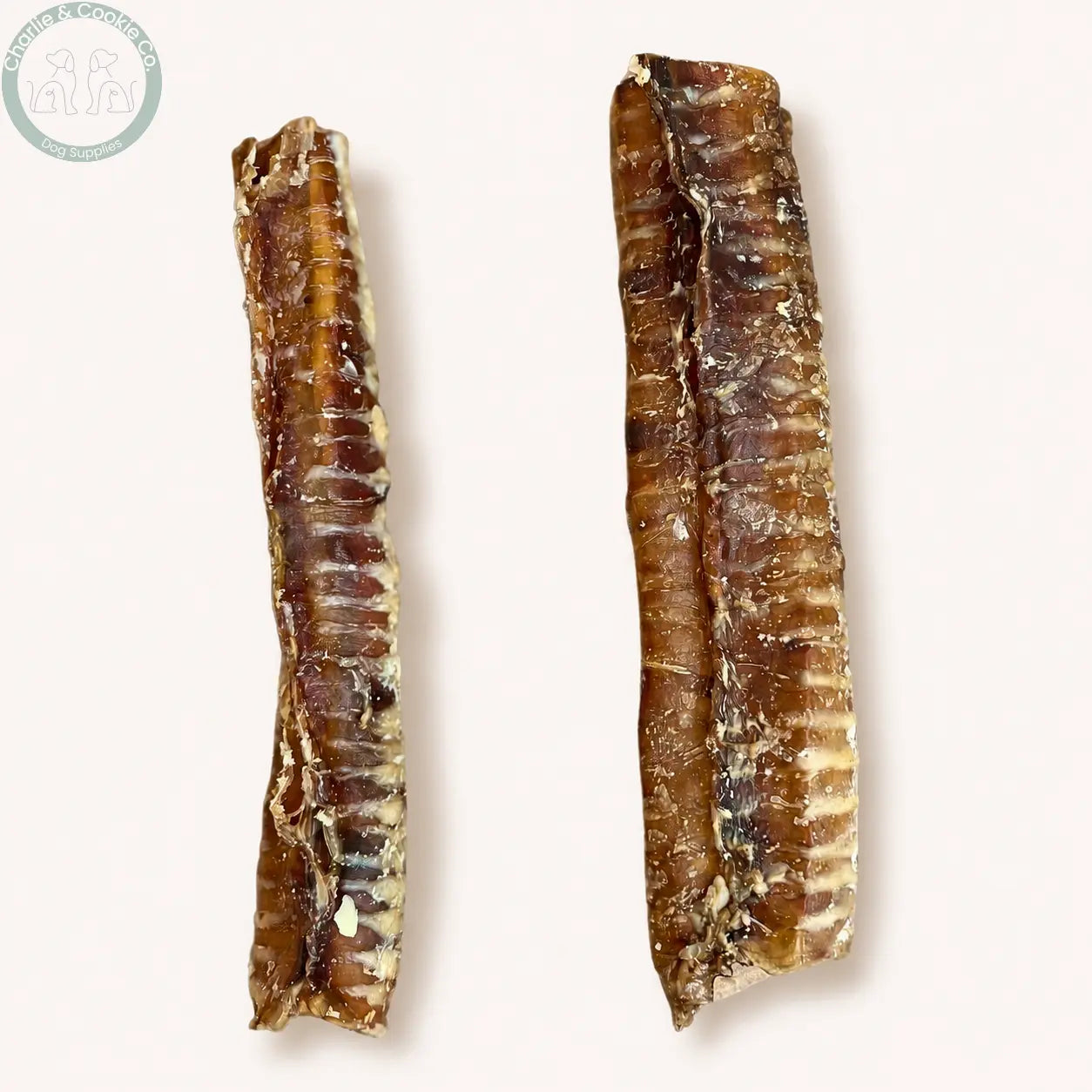 Paddock Farm 24cm beef trachea dog chews, 1kg pack