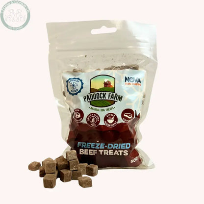 Paddock Farm Freeze-Dried Dog Treats 50g | Beef, Chicken or Duck Paddock Farm