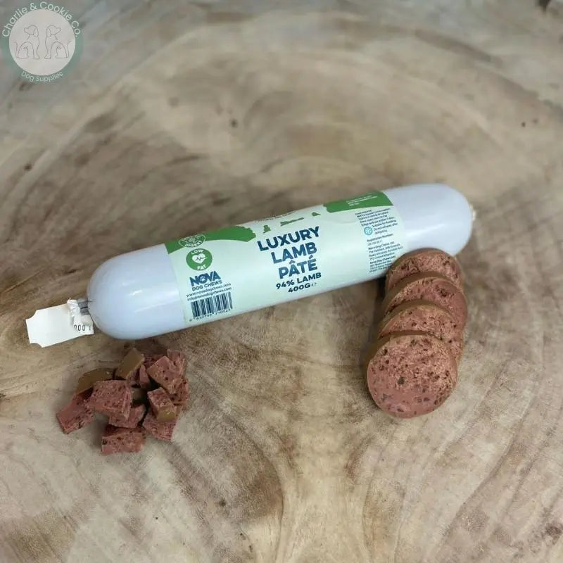 Paddock Farm Luxury Pate for Dogs 400g natural dog treat and food topper in 11 protein options