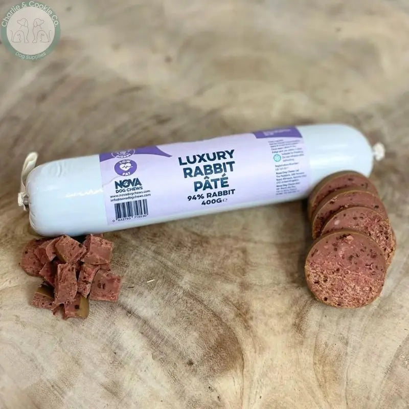 Paddock Farm Luxury Dog Pate 400g - 10 Protein Options: Venison, Chicken, Duck, Rabbit, Fish, Lamb, Ostrich, Turkey, Goat, Wild Boar Paddock Farm