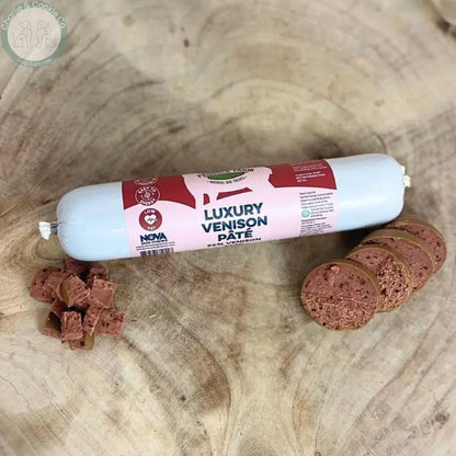 Paddock Farm Luxury Dog Pate 400g - 10 Protein Options: Venison, Chicken, Duck, Rabbit, Fish, Lamb, Ostrich, Turkey, Goat, Wild Boar Paddock Farm