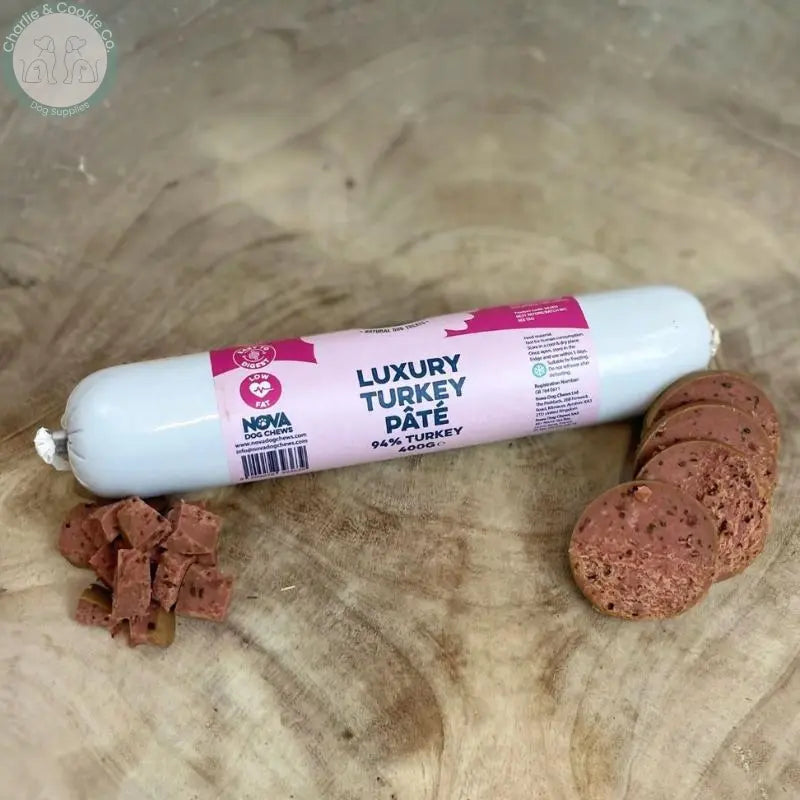 Paddock Farm Luxury Pate for Dogs 400g natural dog treat and food topper in 11 protein options