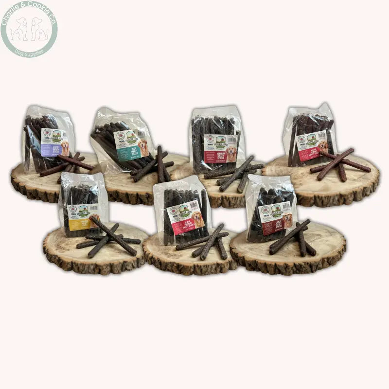 Paddock Farm Meaty Sticks 1kg (~20cm) | Firm Sausage Dog Treats (Multiple Flavours)