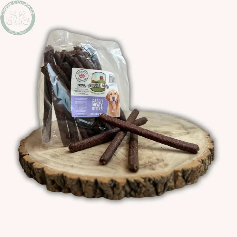 Paddock Farm Meaty Sticks 1kg firm dog treats in seven recipes